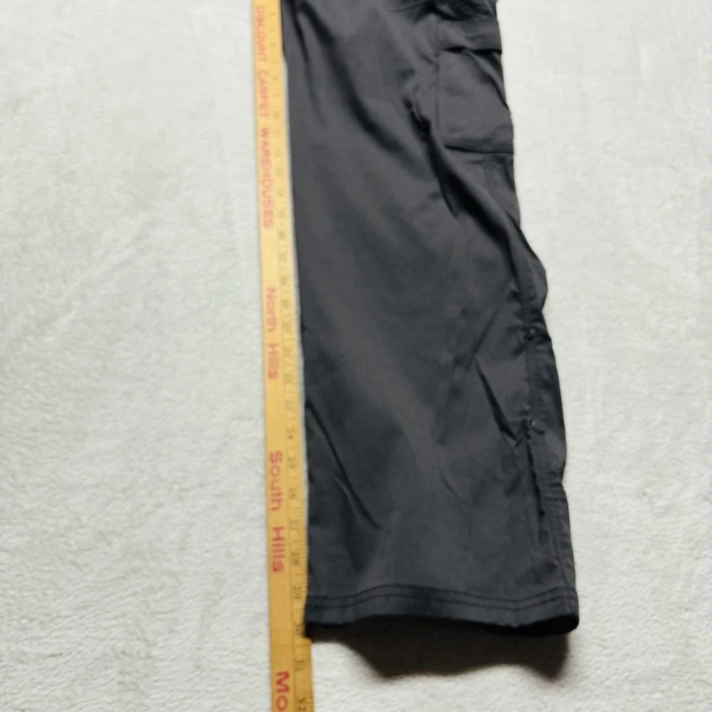 Prana Zion Pants Men's 38x30 Stretch Relaxed Fit Belted Cargo Grey‎ Straight Fit
